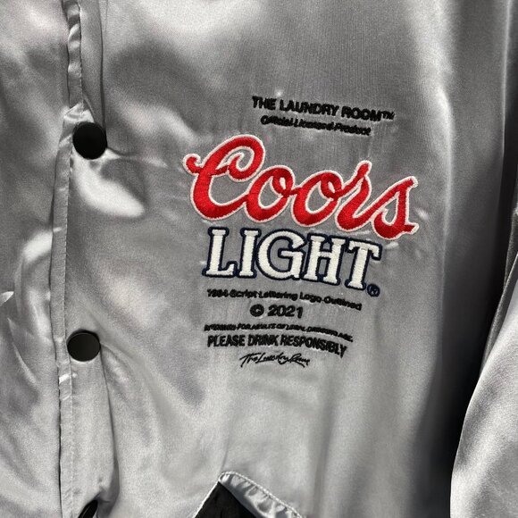 The Laundry Room Silver Bomber Jacket | Stylish Casual Outerwear - Picture 6 of 6